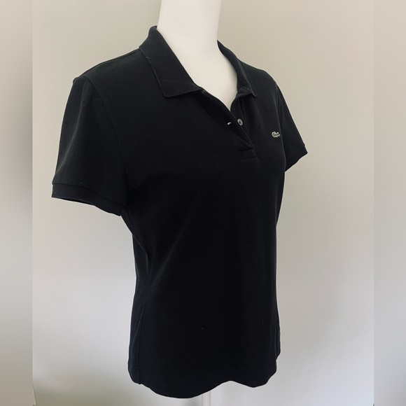 Lacoste WMNS Polo Sz 46 Black - Picture 3 of 4
